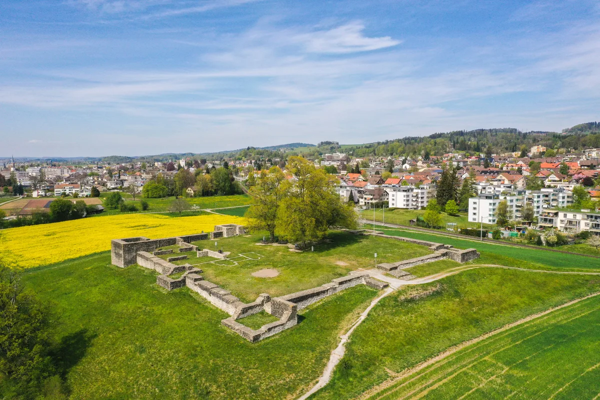 Eine Burgruine.